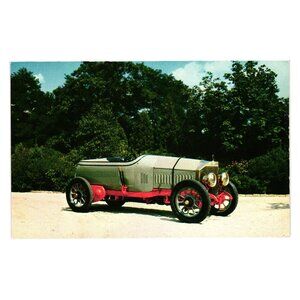 1914 Esotta Fraschini Racing Runabout Postcard Henry Austin Clark Collection